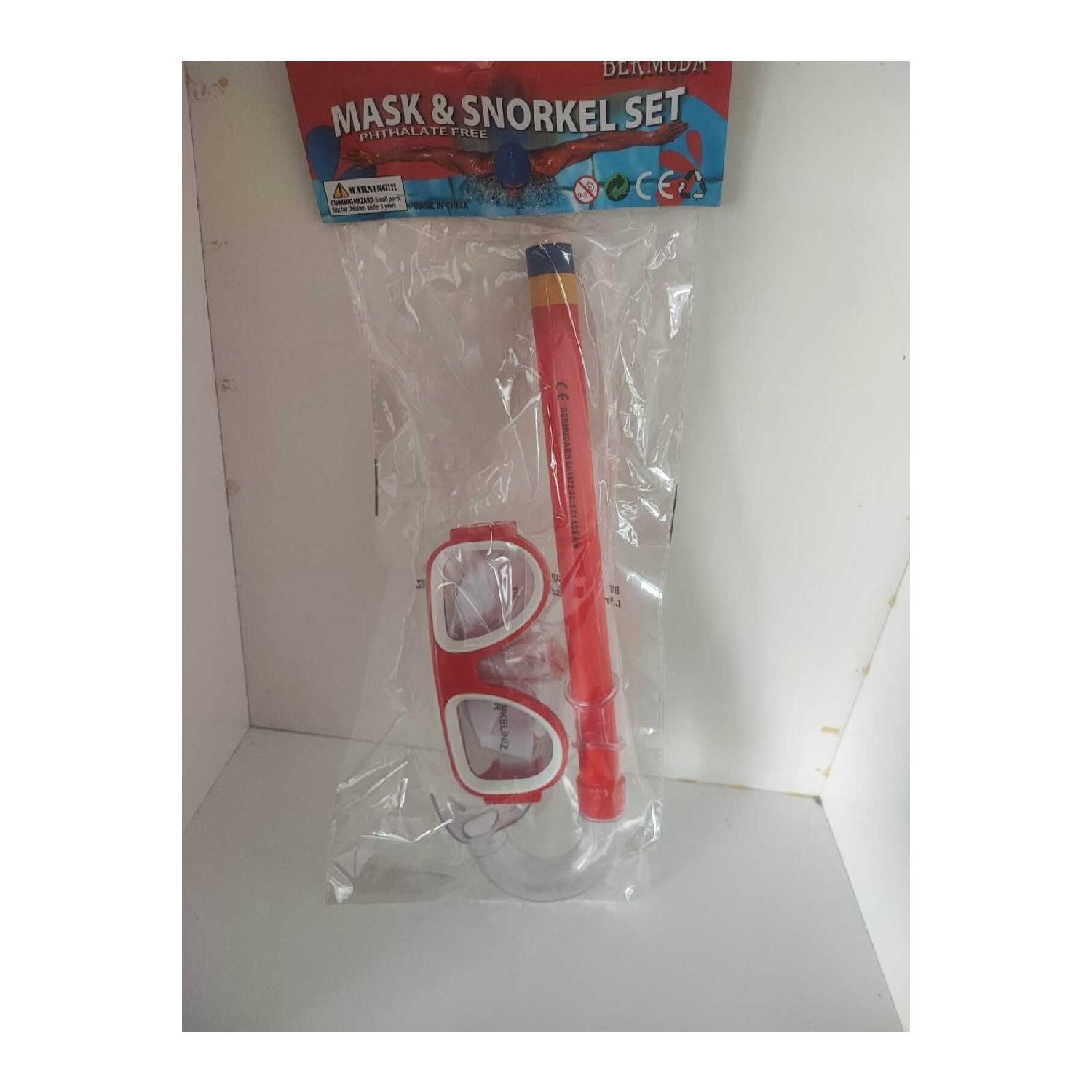 

Mask Snorkel Red Silicone Bermuda красный