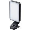 Sanwa Direct LED Photography Light, 250 Lumens, Rechargeable, with Clip, Shoe Mount, Tripod Mount, for Cameras, Smartphones, and DSLRs, Product