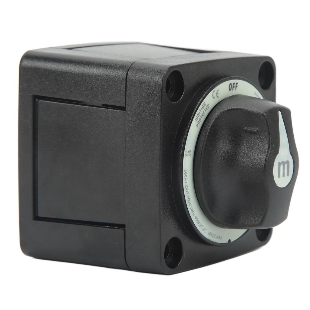 300A Single Circuit Battery On Off Switch Power Disconnect Isolator IP66 Waterproof Ignition Protection for RV Boat