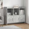 Sideboard Concrete Grey 98.5 x 33 x 80 cm Engineered Wood