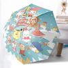 1pc Sanrio Christmas Tree Automatic Opening Umbrella - Portable Folding Design with 8-Bone Iron Frame, Outdoor Umbrella for Festive Gifts, Suitable fo