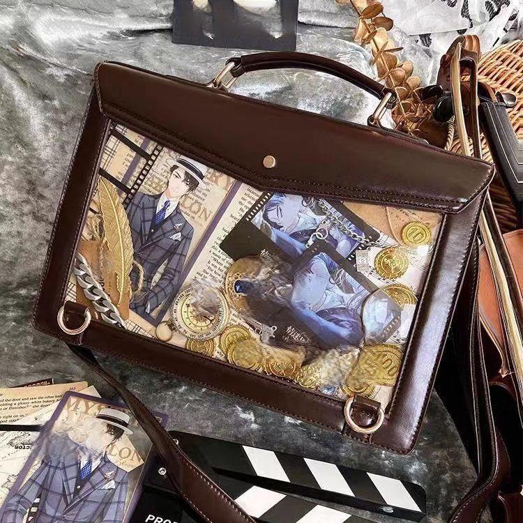 

Itabag 2025 Japanese JK Uniform Backpack: Large Capacity College Style Soft Girl Handbag чорний