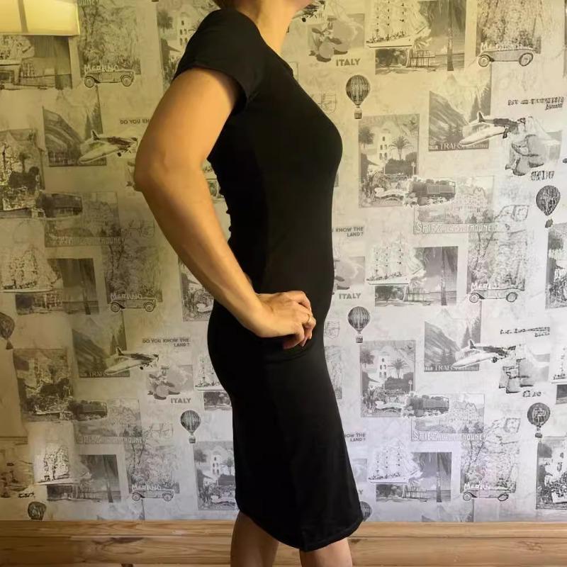 Ebay autumn and winter women's knitted dress multi-color multi-size OL dress