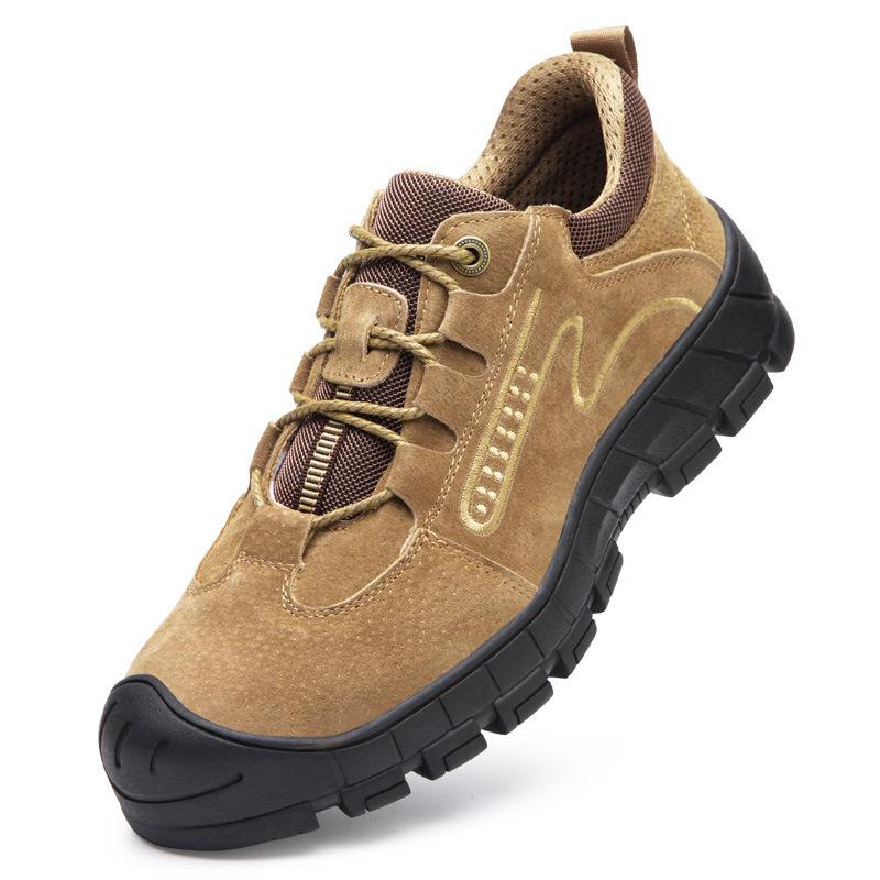 Labor Insurance Shoes Men's Anti-smashing and Anti-piercing Welder Shoes Wear-resistant and Anti-scalding Safety Protective Shoes
