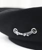 Mualeumoa Tiered Chain Beret-Black