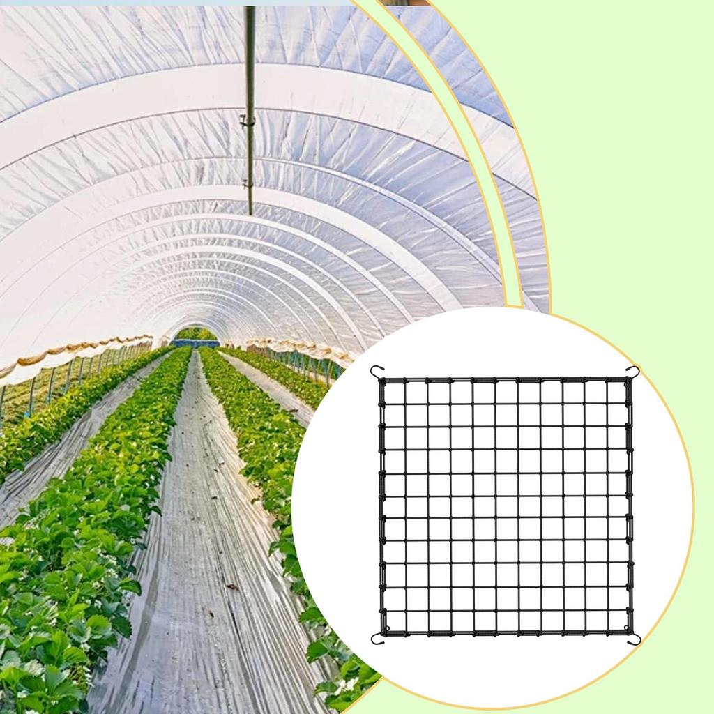 Trellis Net for Grow Tent Hooked Planting Tent Plant Support Netting Stretchy Scrog Net for Hydroponics Support Stems Cucumber