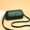 Soft Leather Small Bag Women's One-shoulder Messenger Bag 2026 New Versatile Women's Solid Color Bag Cylinder Bag