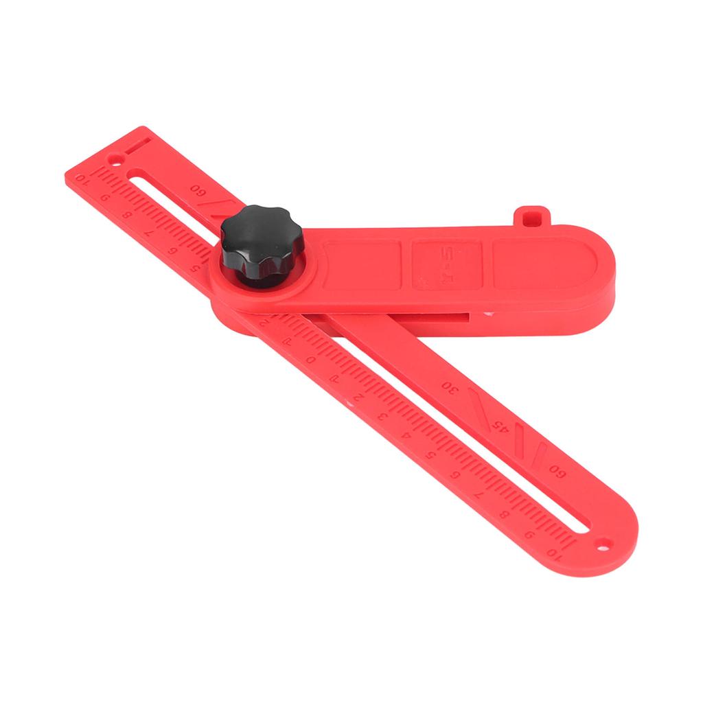 Plastic Angle Measuring Ruler Adjustable DIY Angle Finder Protractor for Woodworking and Home Improvement