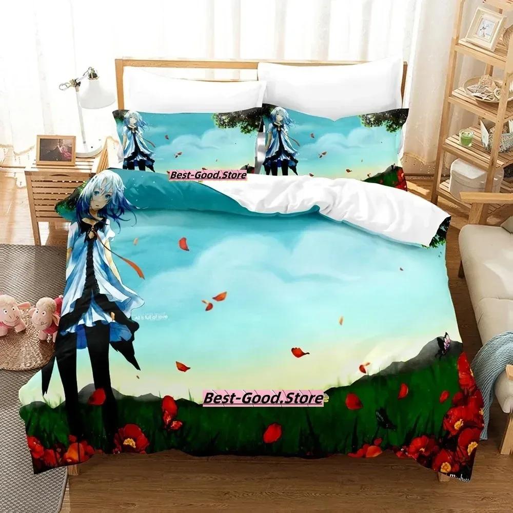 Beatless Bedding Set Duvet Cover Sheet Printed Bed Set Pillowcase Bed Full Queen King Size Comforter Bedroom Anime Bed Sheet Set