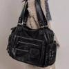 Large Capaci Motorcycle Bag 2025 New Sle Underarm Commuter Tote Bag Single Oulder Crossbody Bag for Men and Women