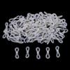 100 Pieces Eyeglass Chain, Strap, Holder Ends Non Skid Silicone Ring/ Loop /Retainer Protect