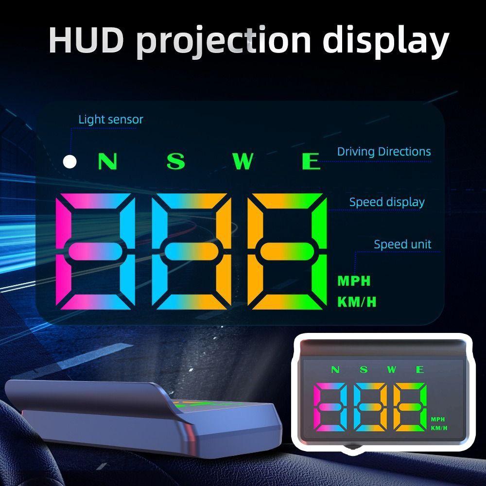 HUD Digital Speedometer Portable Windshield Projector Widely Used Car Head Up Display Fit All Car
