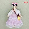 Replacement Outfit 16cm Doll Clothes Suit Plush Patch Cute Clothes Set  Girl Gift