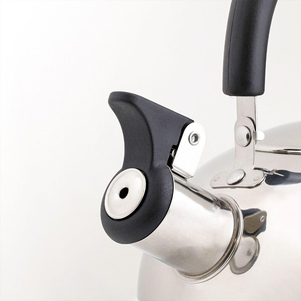 Bestco Edel Whistling Stainless Steel Induction and Gas Compatible NQ-0202 Kettle, 1.6L,