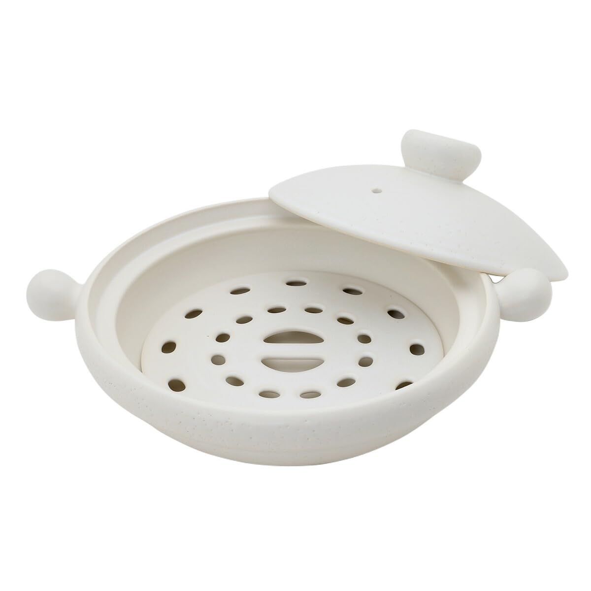 Мир Создай Яёи Тоэн Круглый Глиняный Горшок, Белый (со стойкой), Размер 9, 15954