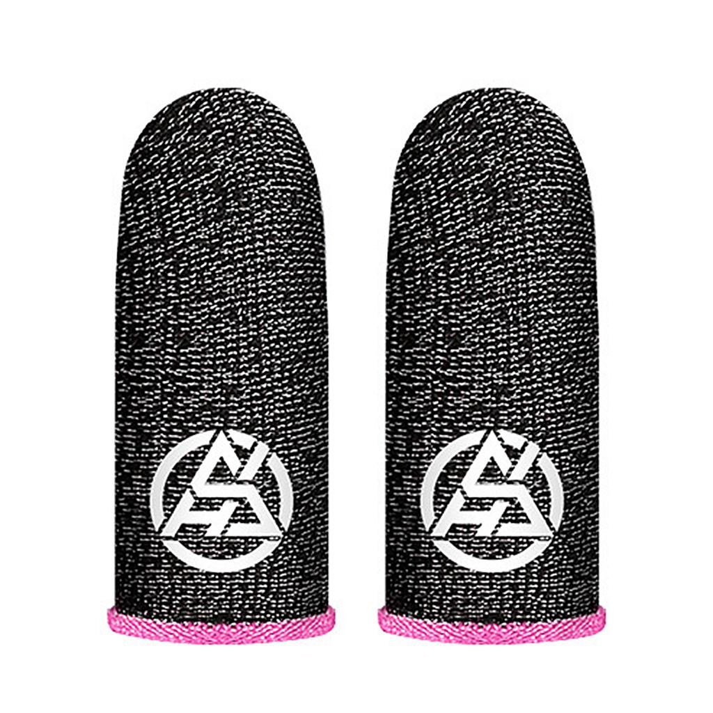 1 Pair High Sensitivity Finger Sleeves Conductive Fiber Material For Accurate Touch Displa Control In Competitive Gaming