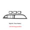 4Pcs Window Lift Switch Panel Cover Stickers Trim For BMW 5 Series E60 E70 E71 520 523 525i 530li 2005-2010 Years 