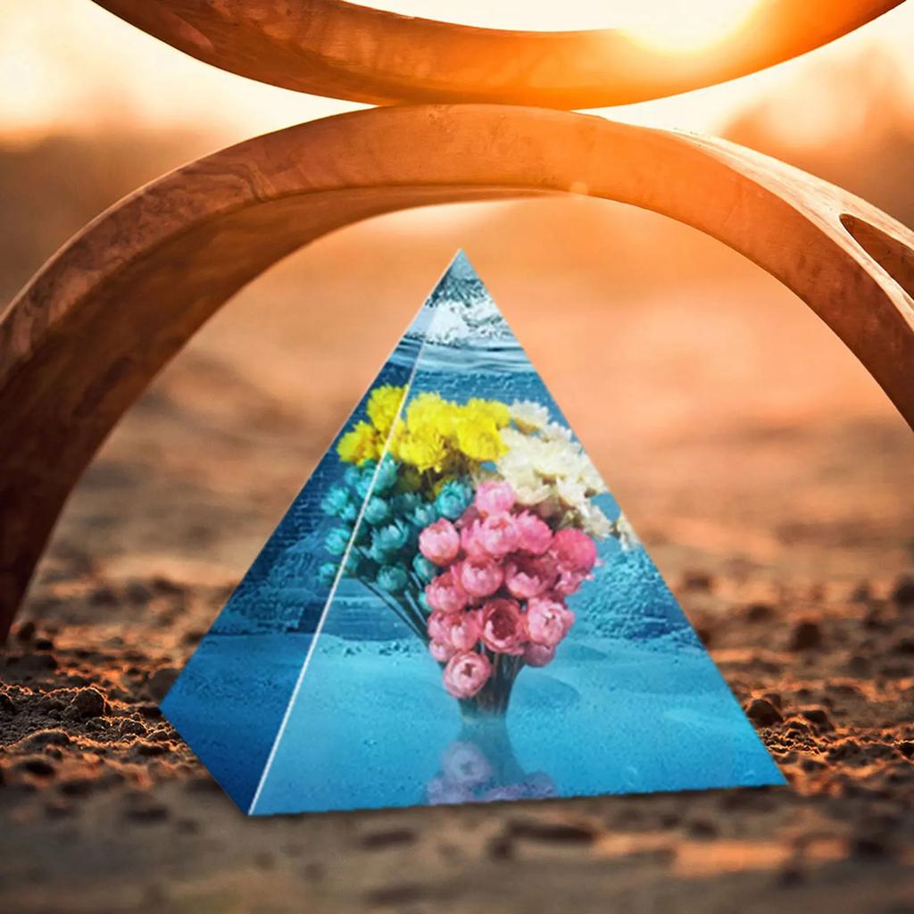 Large Pyramid Molds Great for Paperweight Home Decor DIY Jewelry Making Craft