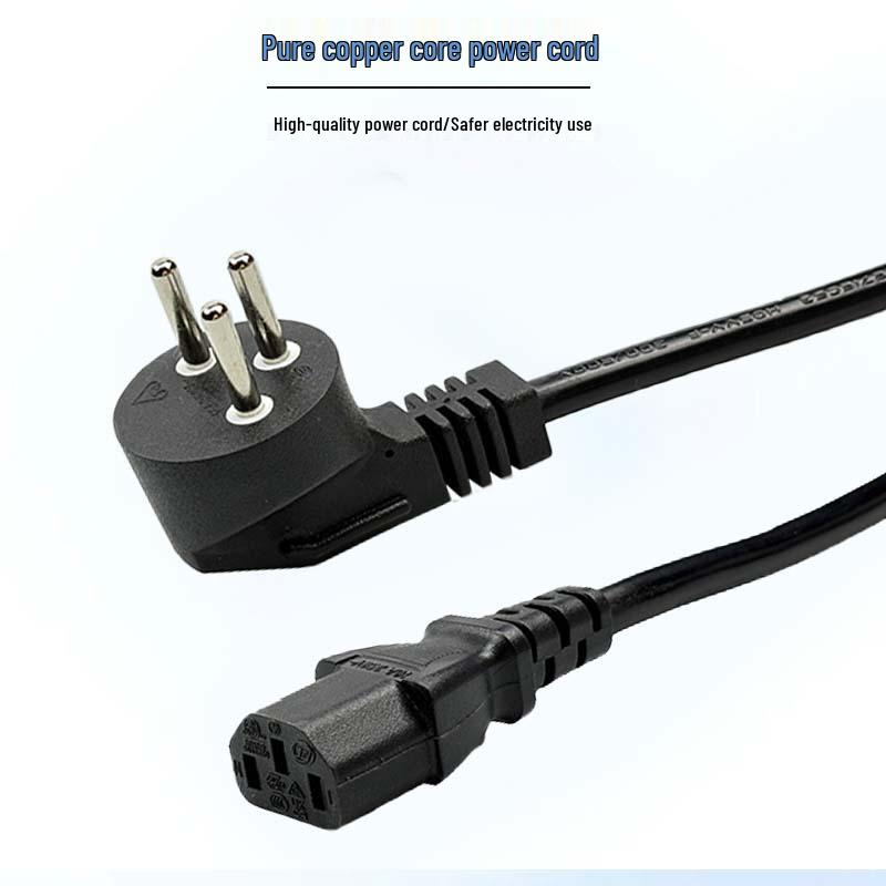 Israel Double-Head Figure-Eight Power Cord with Oxygen-Free Copper and PVC Sheath