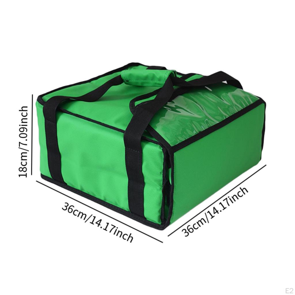 Foldable Insulated Bag for Pizza Transport and Food Service