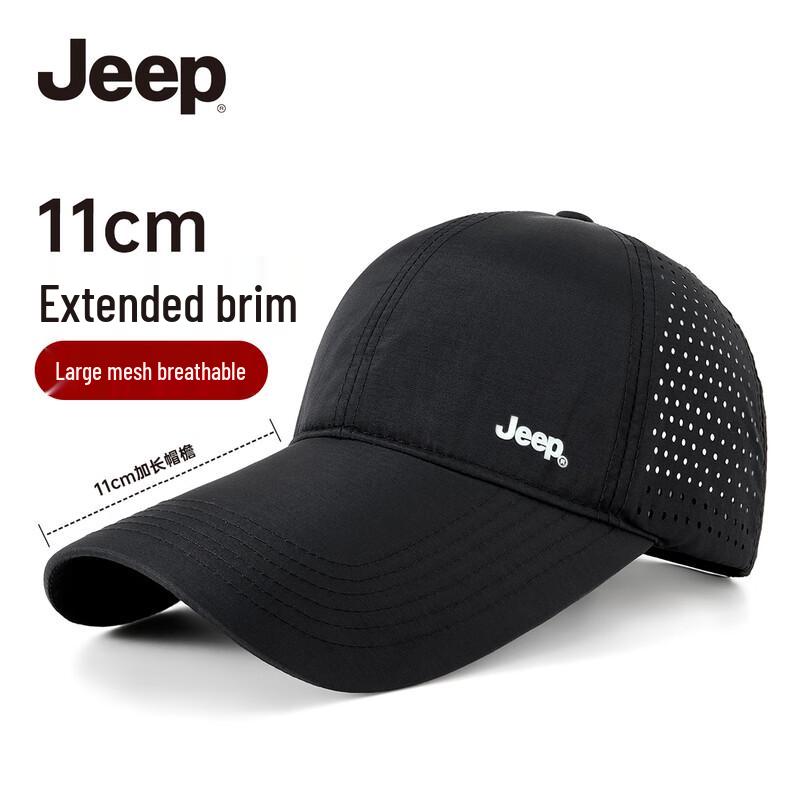 JEEP Quick-Dry Mesh Sport Baseball Cap One Size 56-58cm