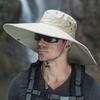 Camouflage big edge bucket hat men's hat summer shade sun protection hat enlarged brim sun hat travel fishing hat