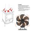 Fireplace Fan Heat Powered Stove Fan Automatic Adjustment Thermal Fans For Wood Log Burner Fireplace Eco Quiet Fan