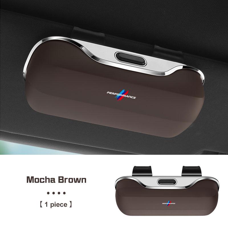 Přenosný box na brýle do sluneční clony auta Pro BMW řady X1 X2 X3 X5 X4 X6 X7 1 3 5 7 F40 E90 G20 G30 G38 Držák na sluneční brýle Pouzdro na brýle