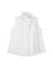 Micheumicheu Halo Drop Scarf Sleeveless Tank Top [White]