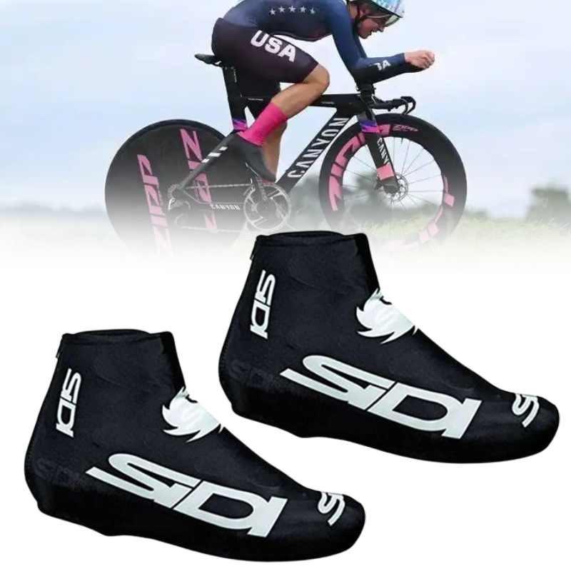 Tour Of France Shoe Covers With Lycra Thin Dustproof Windproof For Mens Mountain Biking Gear