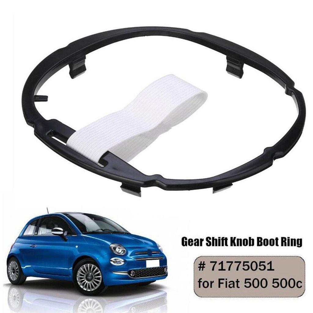 Soufflet Levier De Vitesse Cuir PU Pour Fiat 500 / 500C 2007-2018 - Remplacement Noir Qualité Premium