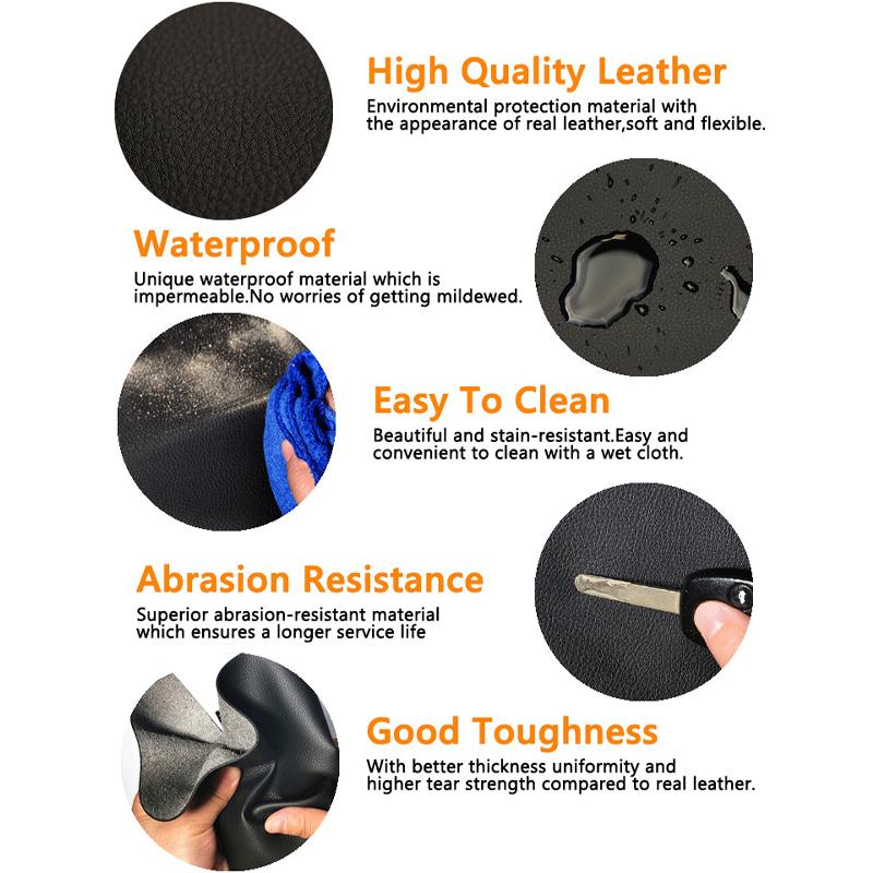 Microfiber Leather Car Door Handle Armrest Panel Cover For VW Golf 5 V MK5 Jetta 2006-2011 Only 4 Doors Car Interior Accessories