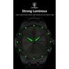 POEDAGAR Luxury Fashion Men Clock Waterproof Luminous Week Date Sports Wristwatch Stainless Steel Quartz Watches Reloj