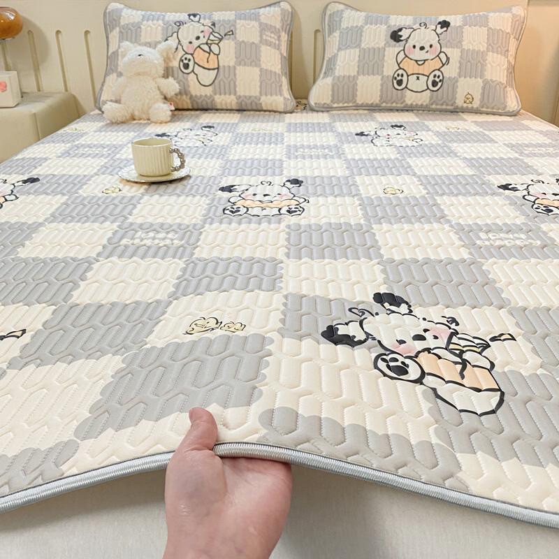 

Summer Cartoon Ice Silk Latex Cooling Mat with Pillowcases