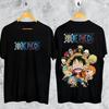 Anime One Piece Pattern Printed Sportswear 2025 Summer Men's Women's Street Wear Extra Large Casual Cotton T-shirt