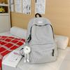 Schoolbag Korean Ins Mori Small Fresh and Sweet Wind Girl Plaid Small Backpack High Value Travel Lightweight Backpack