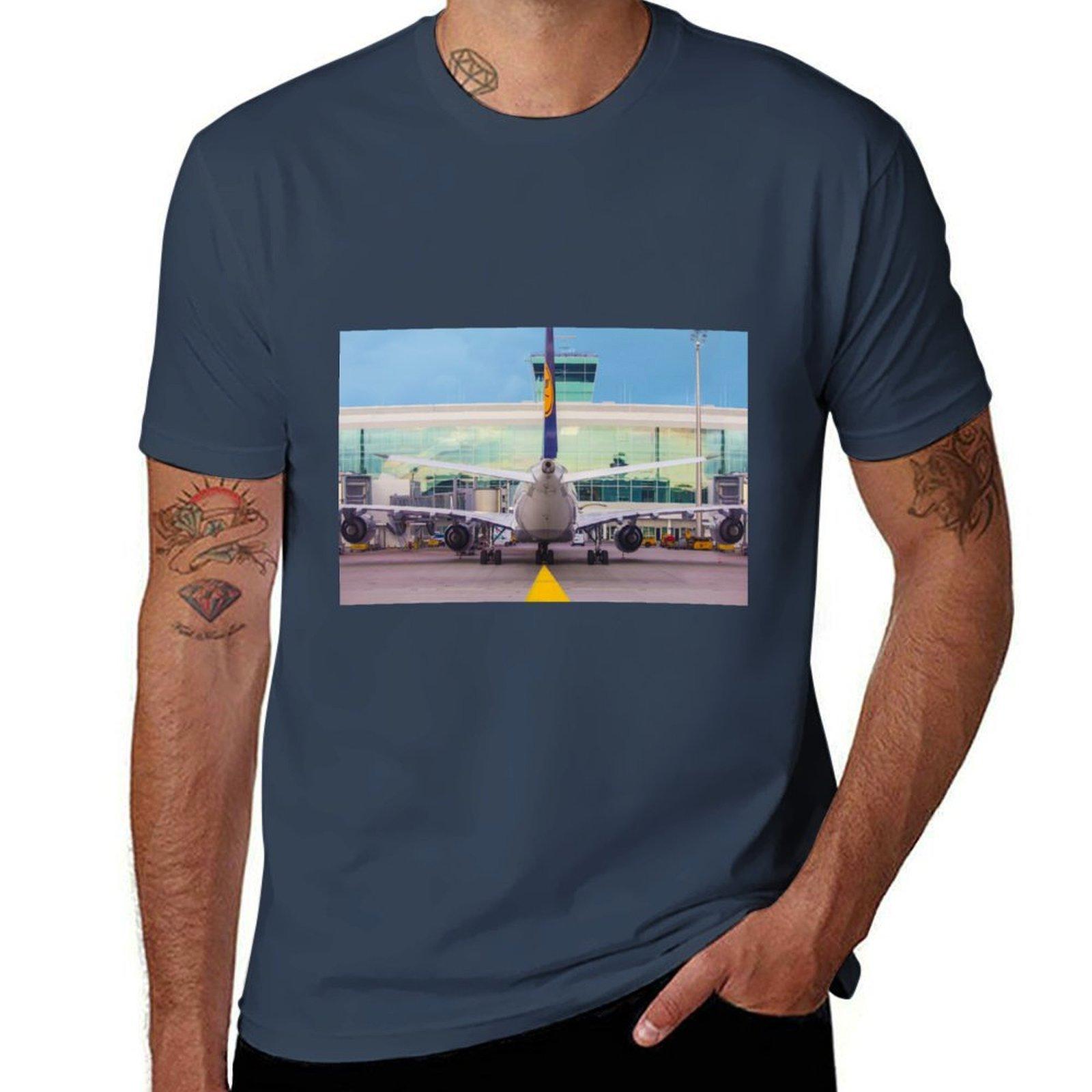 Munich Airport Franz Josef Strauss Gerunisexy Tshirt Odor Resistant Short Sleeve Top S