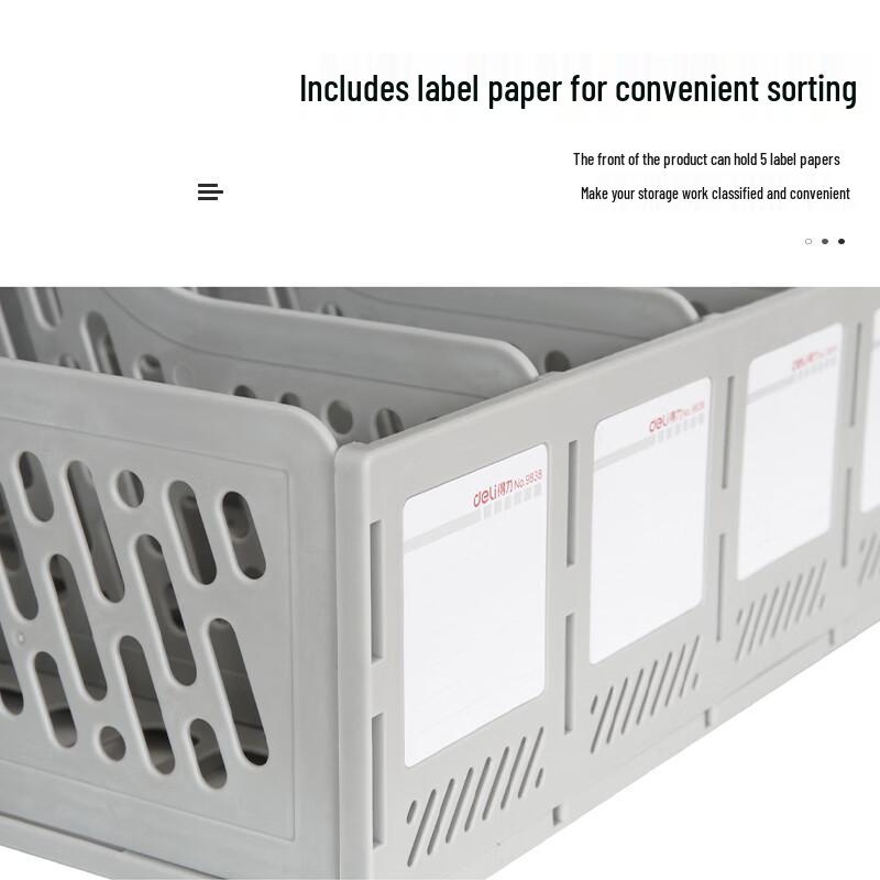 Deli 5-Tier Metal Mesh Desktop File Organizer