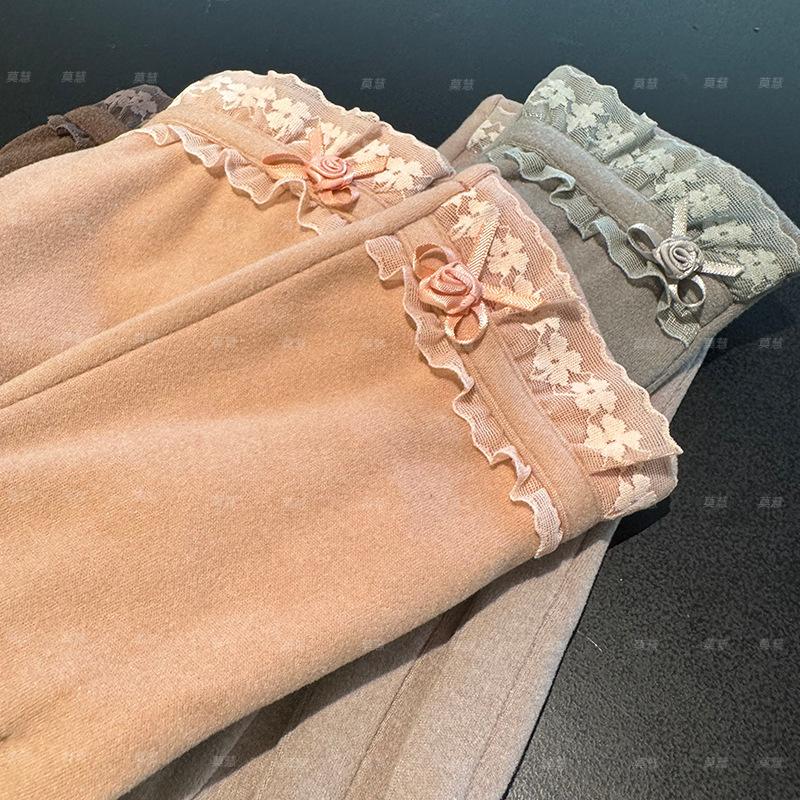 Gloves Women's Warm Can Be Thickened Fleece Elastic Non-slip Cold Spring Autumn Women