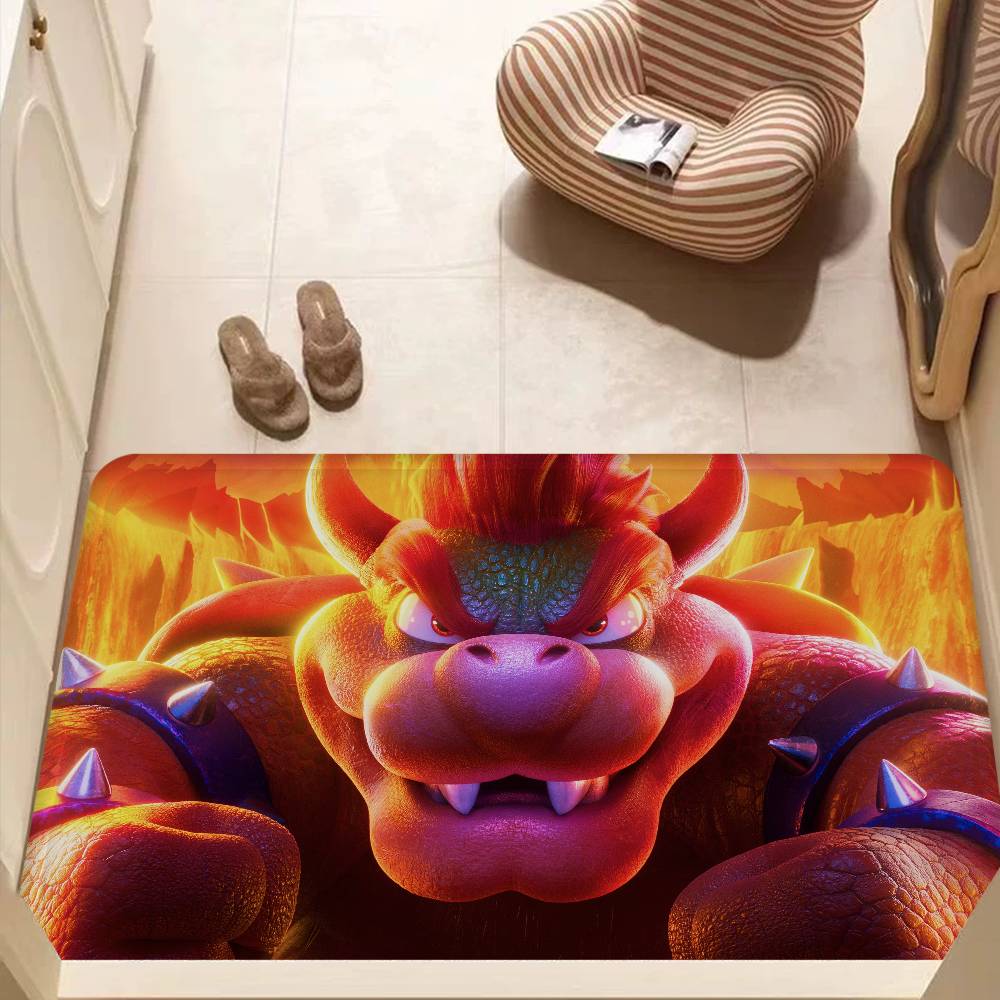 S-Super Cute Style M-Mario Kitchen Mat Cheaper Anti-slip Modern Living Room Balcony Printed Modern Home Decor