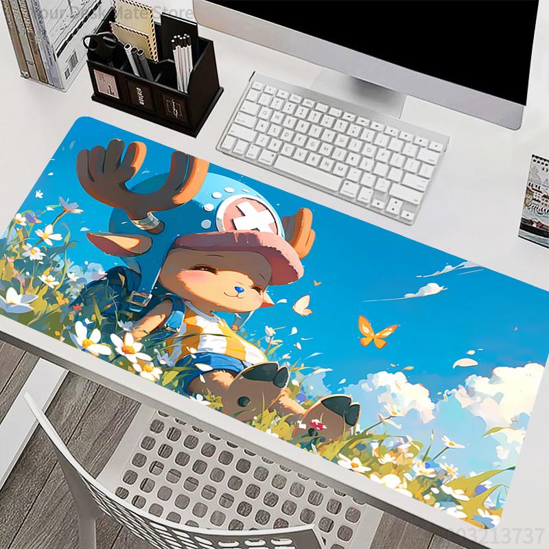 Mousepad Laptop Office Cabinet Keyboard Pad PC Desk Mat Large Mouse Pad One Piece Tony Tony Chopper Non-slip Rubber Extended Pad