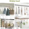 24 Piece Portable Bathroom Hooks For Shower Curtains Secure Snap Closure Easy Adjustments Multipurpose Use