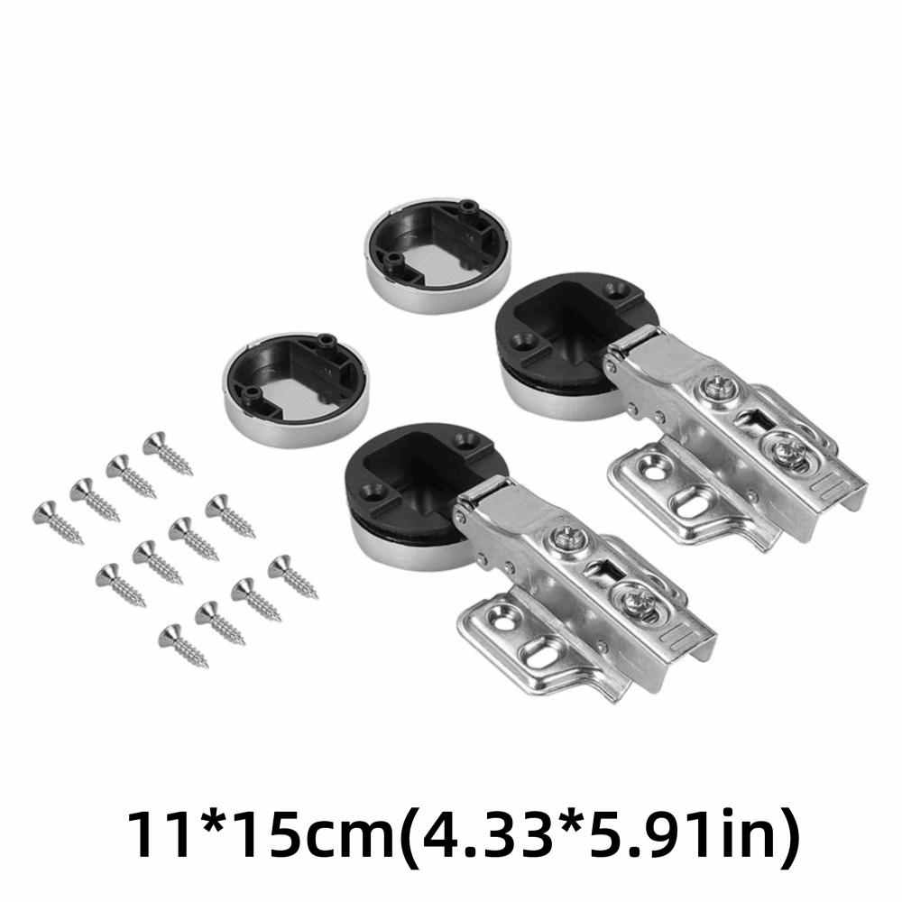 Iron Door Hinge 35mm Hole Concealed Hinge Wardrobe Door Hydraulic Hinge  Indoor Use