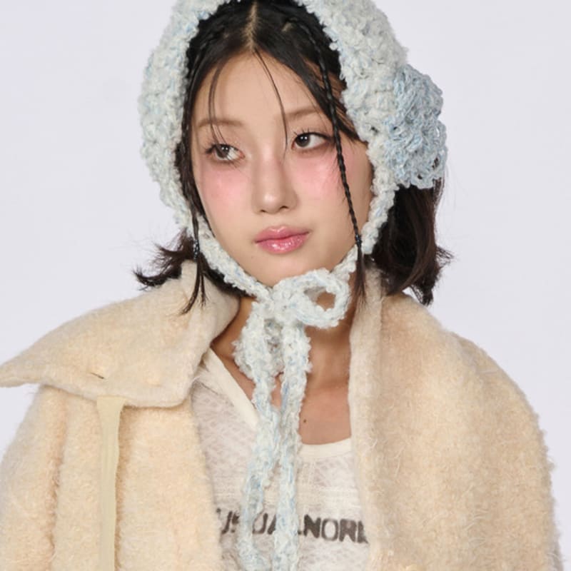 UNUSUALNORMAL PIA HANDMADE EARMUFFS_ICY BLUE