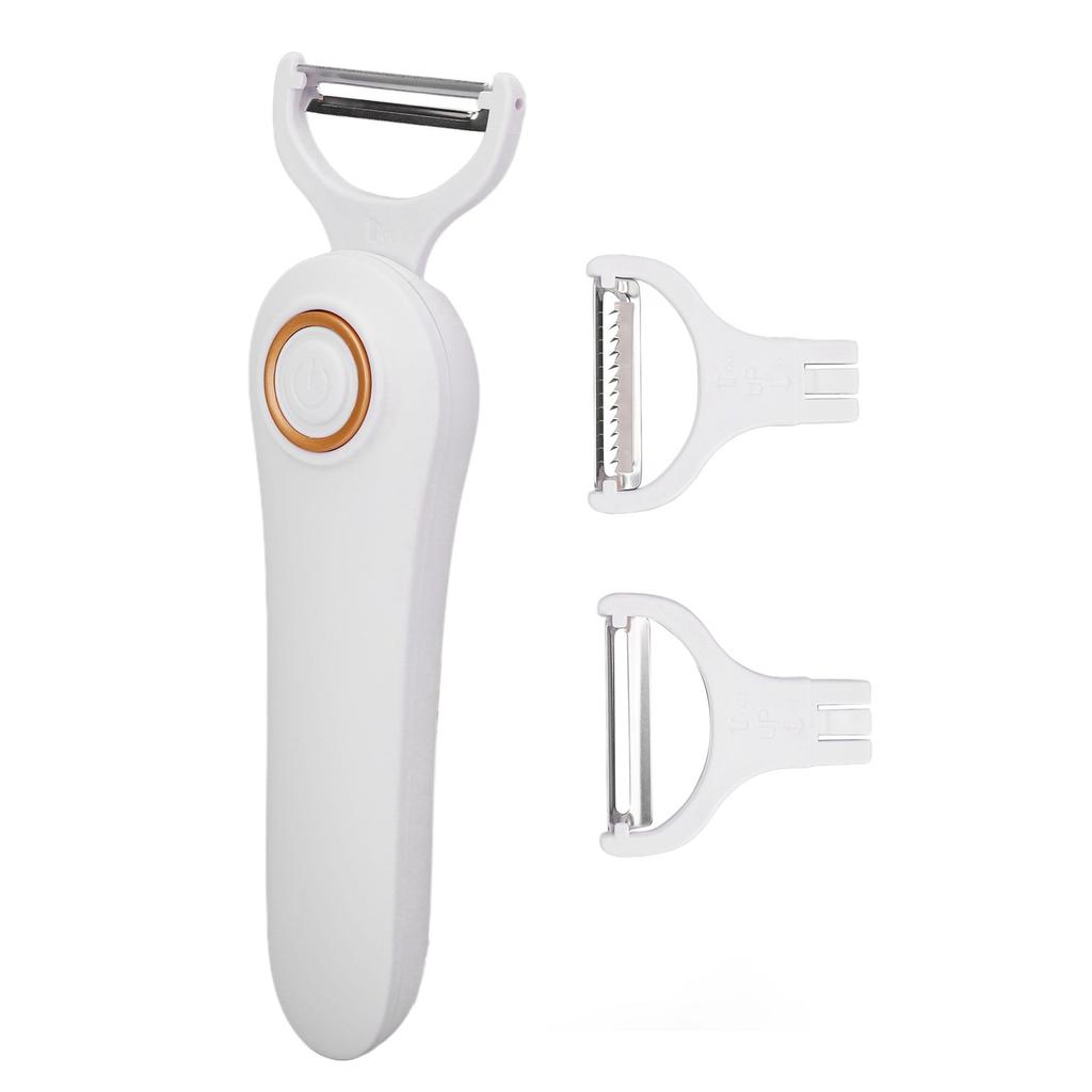 Obieraczka elektryczna Ręczna obieraczka USB do warzyw owocowych z 3 głowicami tnącymi do domu
