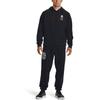 Under Armour Rose Letter Print Drawstring Cuffed Knit Joggers Men Joggers Black 1379691-001