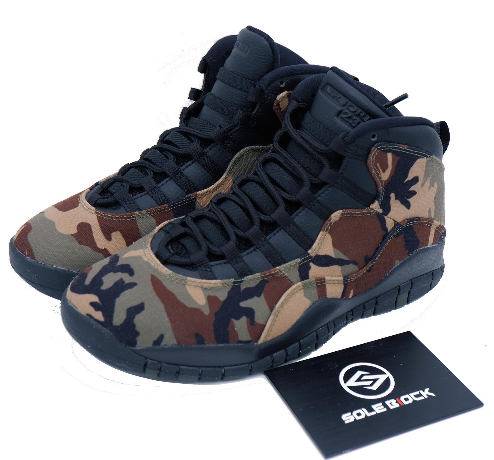 

Jordan 10 Retro Woodland Camo 310805-201 42