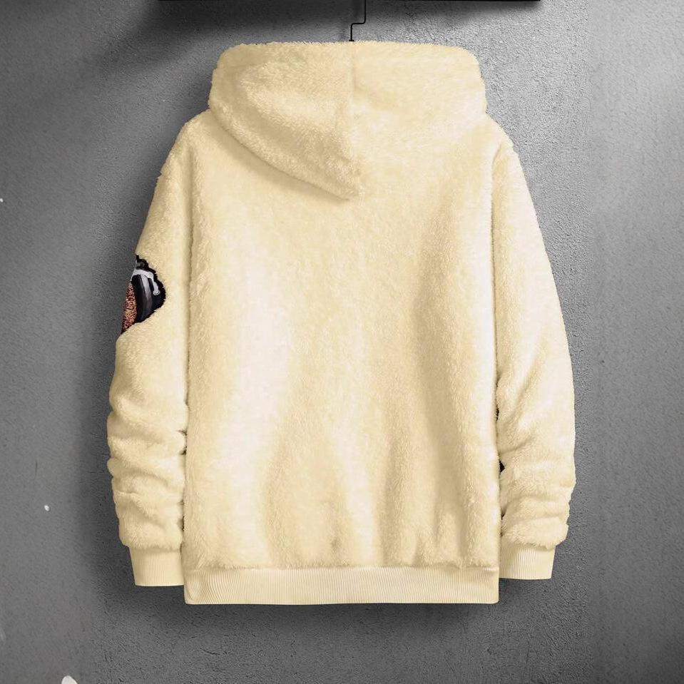 Autumn and Winter New Hooded Sweater Bear Printed Jacket