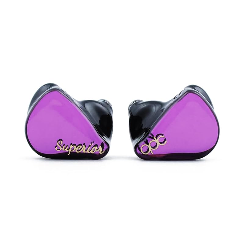 

qdc SUPERIOR Rondo Purple [Earphones with 10mm single full-range dynamic driver] Coaxial dual magnetic circuit & dual cavity structure Adopts IEM2pin