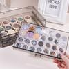Nagellack Kleber Aufbewahrungsbox Schmuck Aufbewahrungsbox Facheinteilung Box Transparent Große Kapazität Nagelstudio Schreibtisch Aufbewahrungsbox